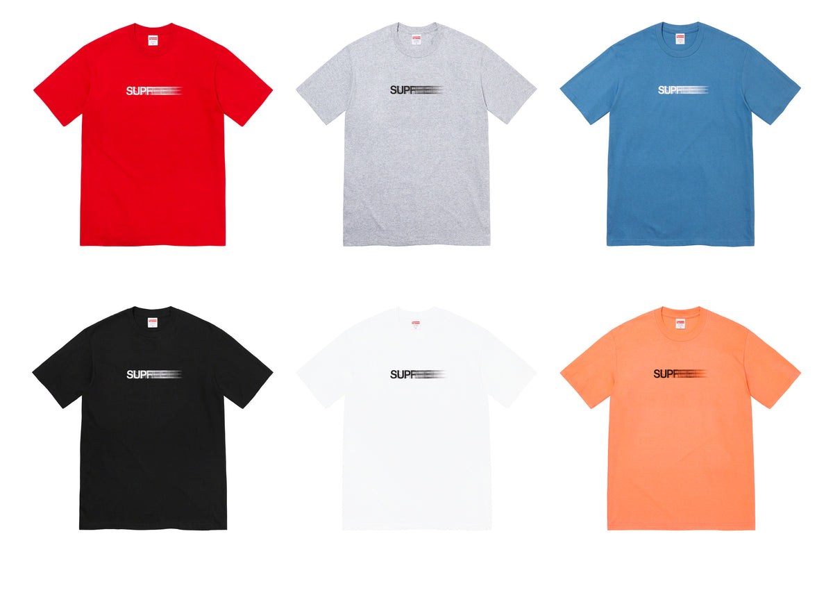 SUPREME MOTION LOGO TEE (2023SS) – UNIQUE HYPE HK