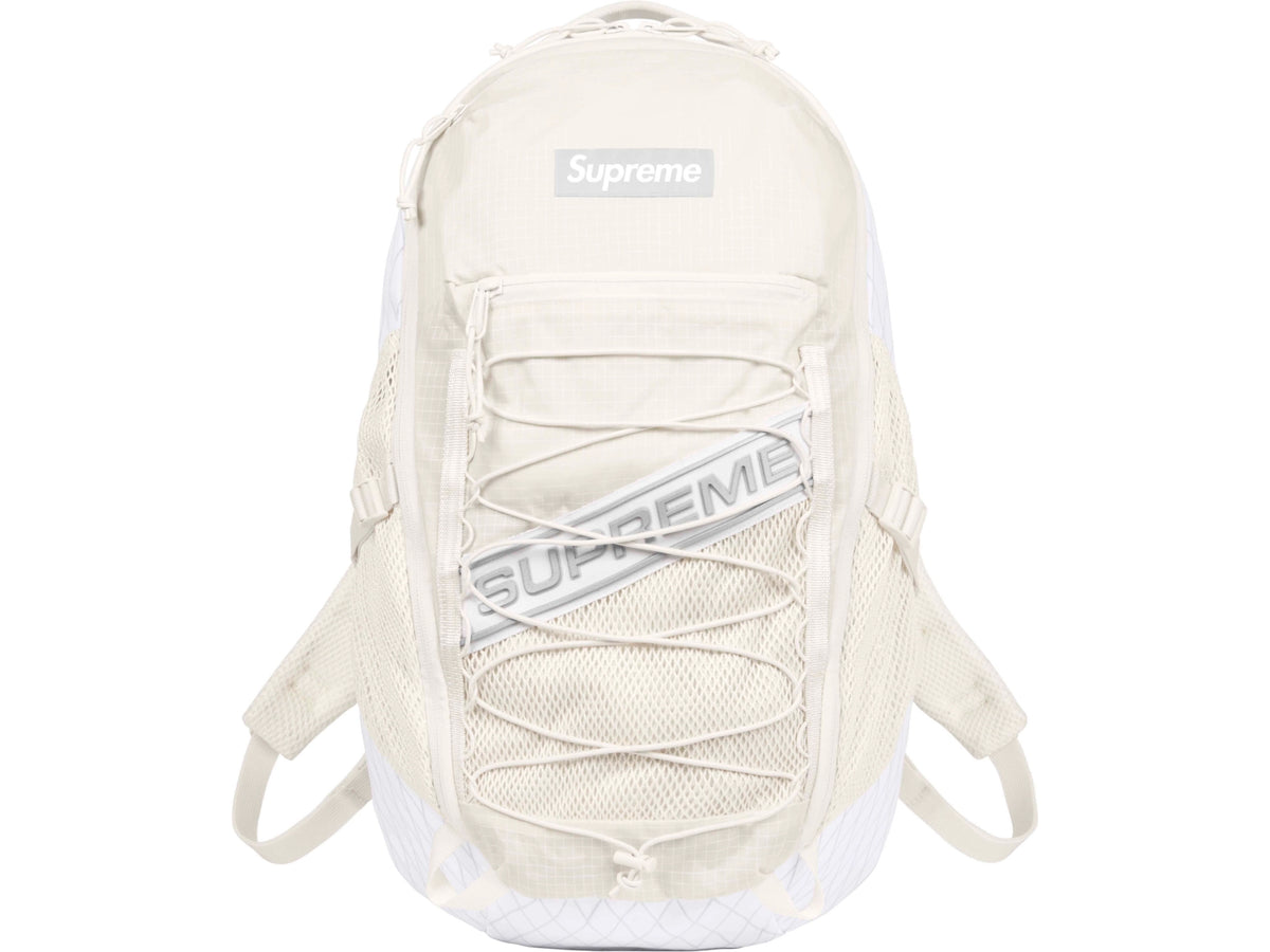 Supreme fw17 white outlet backpack