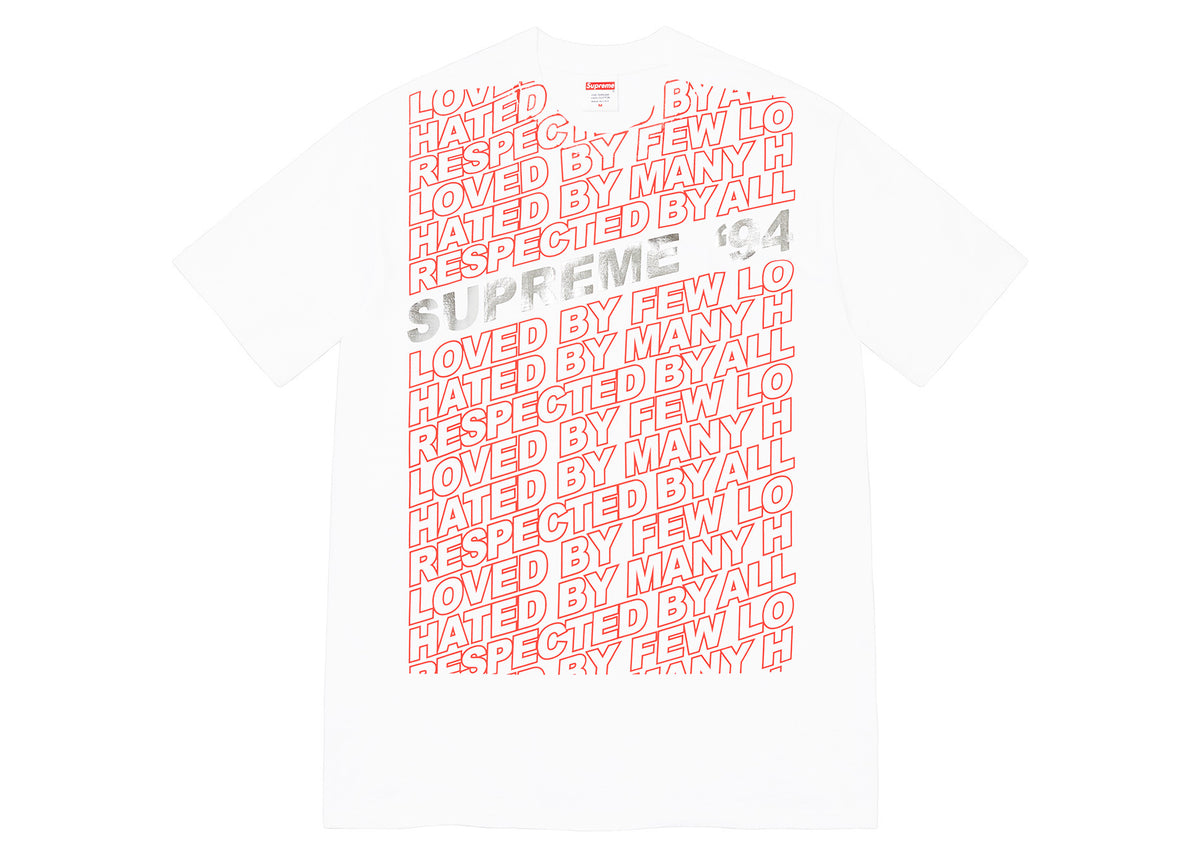 SUPREME RESPECTED TEE (2022SS)