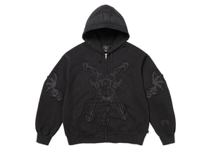 SUPREME YOHJI YAMAMOTO ZIP UP HOODED SWEATSHIRT (2025FW)