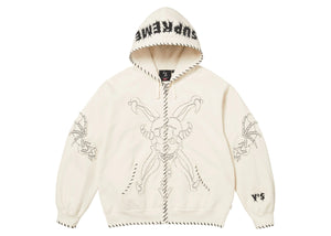 SUPREME YOHJI YAMAMOTO ZIP UP HOODED SWEATSHIRT (2025FW)