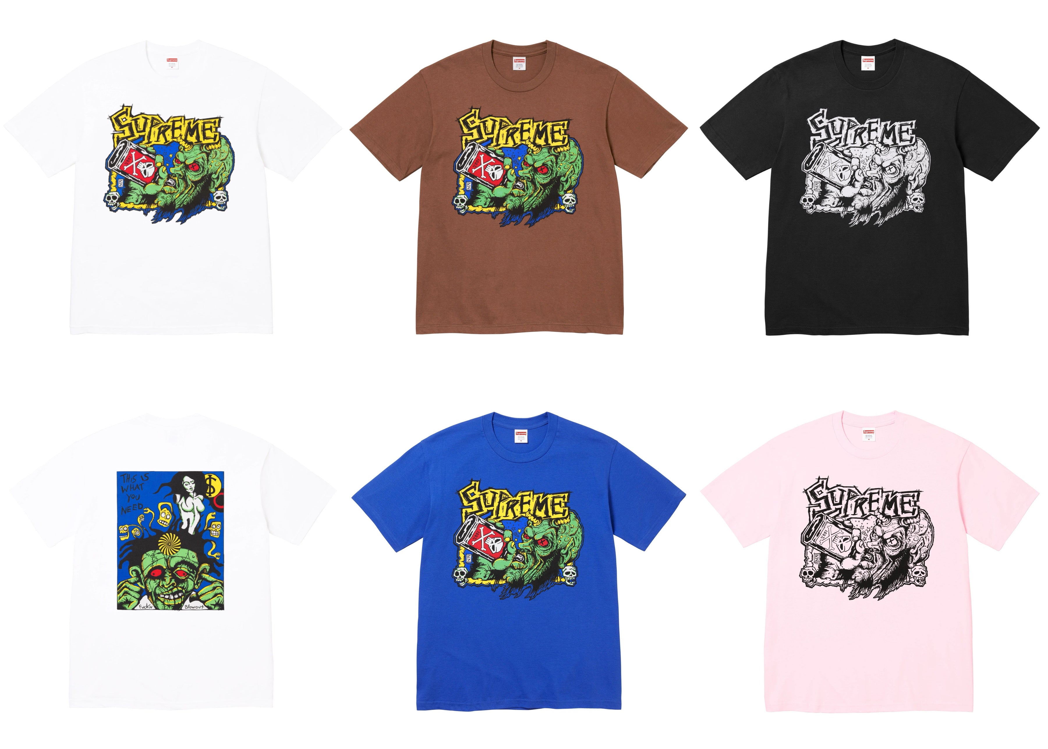 Supreme Fuckin Blowout Tee 2025F/W week1