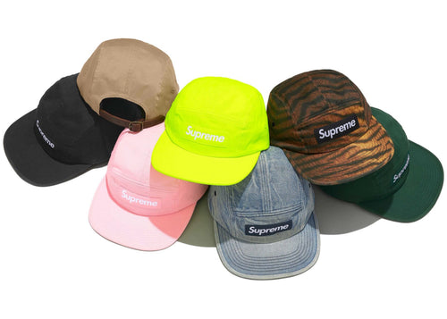 SUPREME WASHED CHINO TWILL CAMP CAP (2025FW)