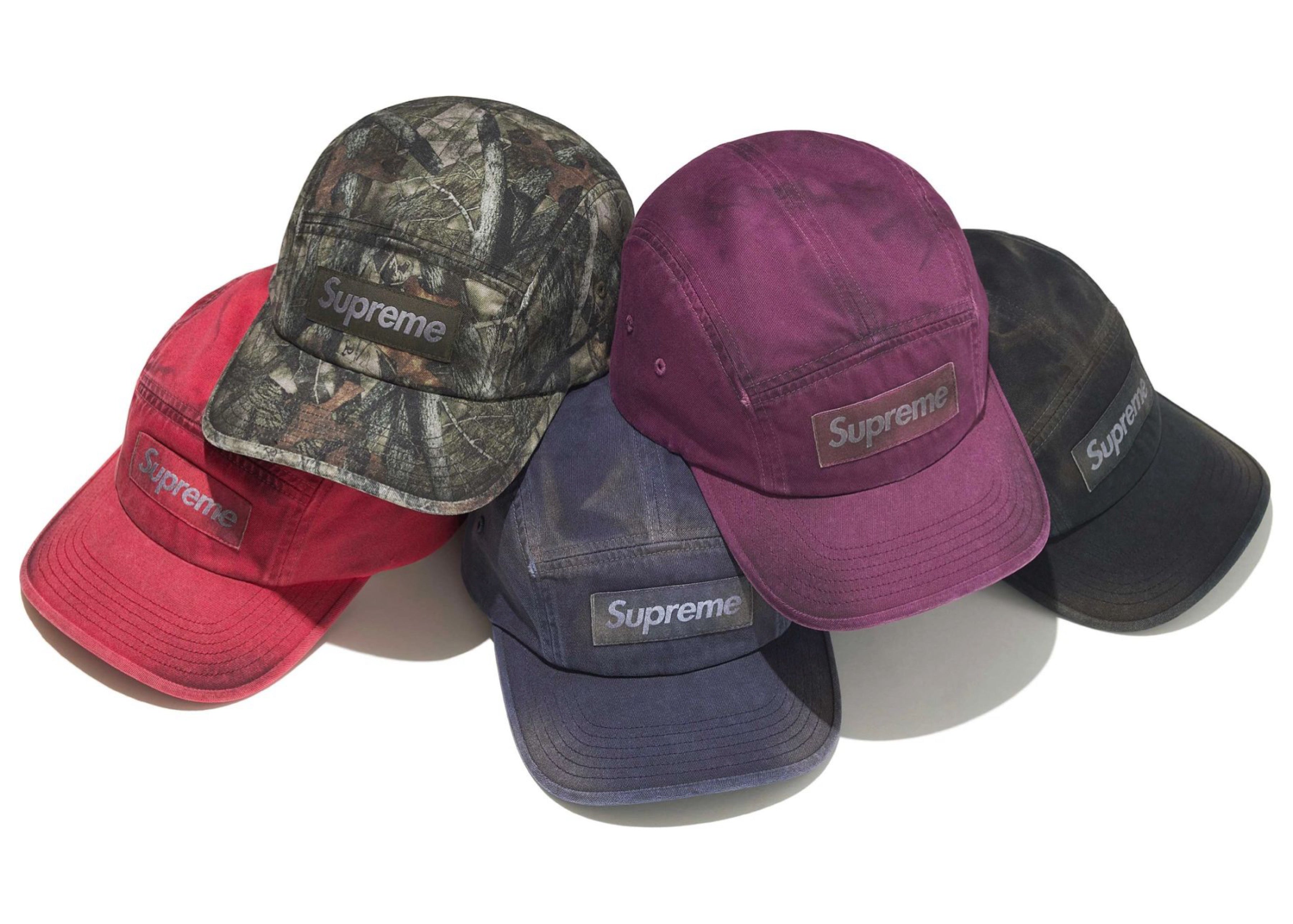 応援グッズ Supreme Overdyed Camp Cap TrueTimber Supreme_Overdyed_Camp_Cap_-
