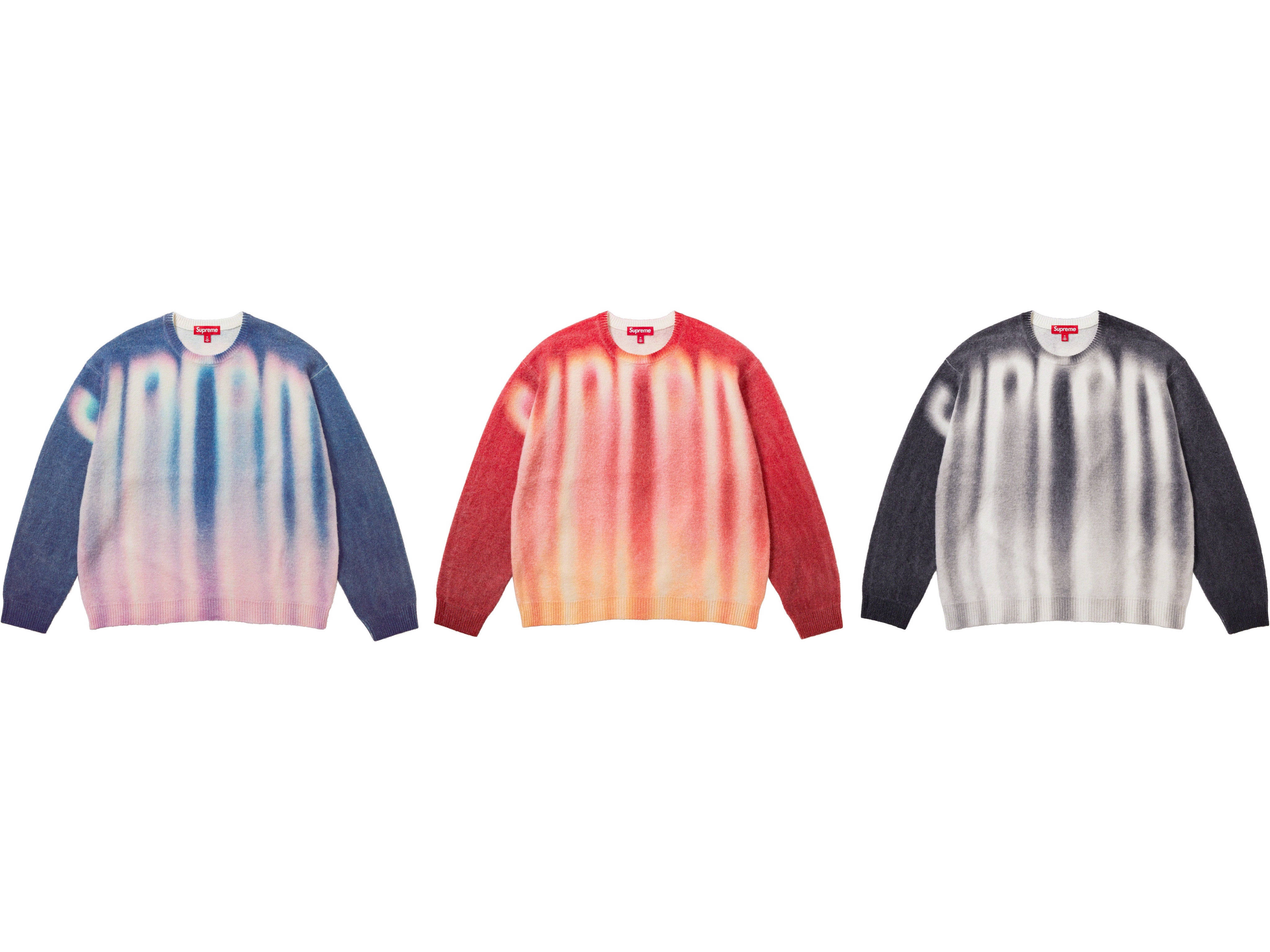 Supreme Blurred Logo Sweater L｜ファッション