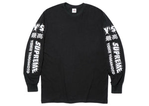 SUPREME YOHJI YAMAMOTO LS TEE (2025FW)