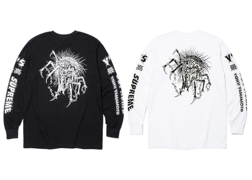 SUPREME YOHJI YAMAMOTO LS TEE (2025FW)
