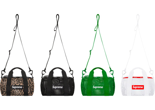 Supreme Mesh Mini Duffle Bag Black