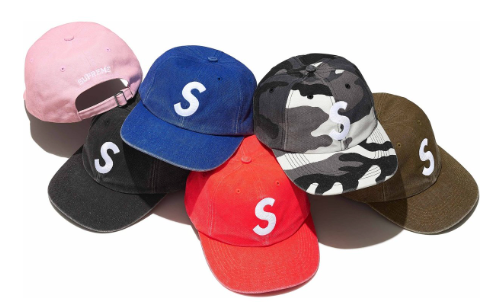 SUPREME PIGMENT COATED CANVAS S LOGO 6 PANEL (2025FW)