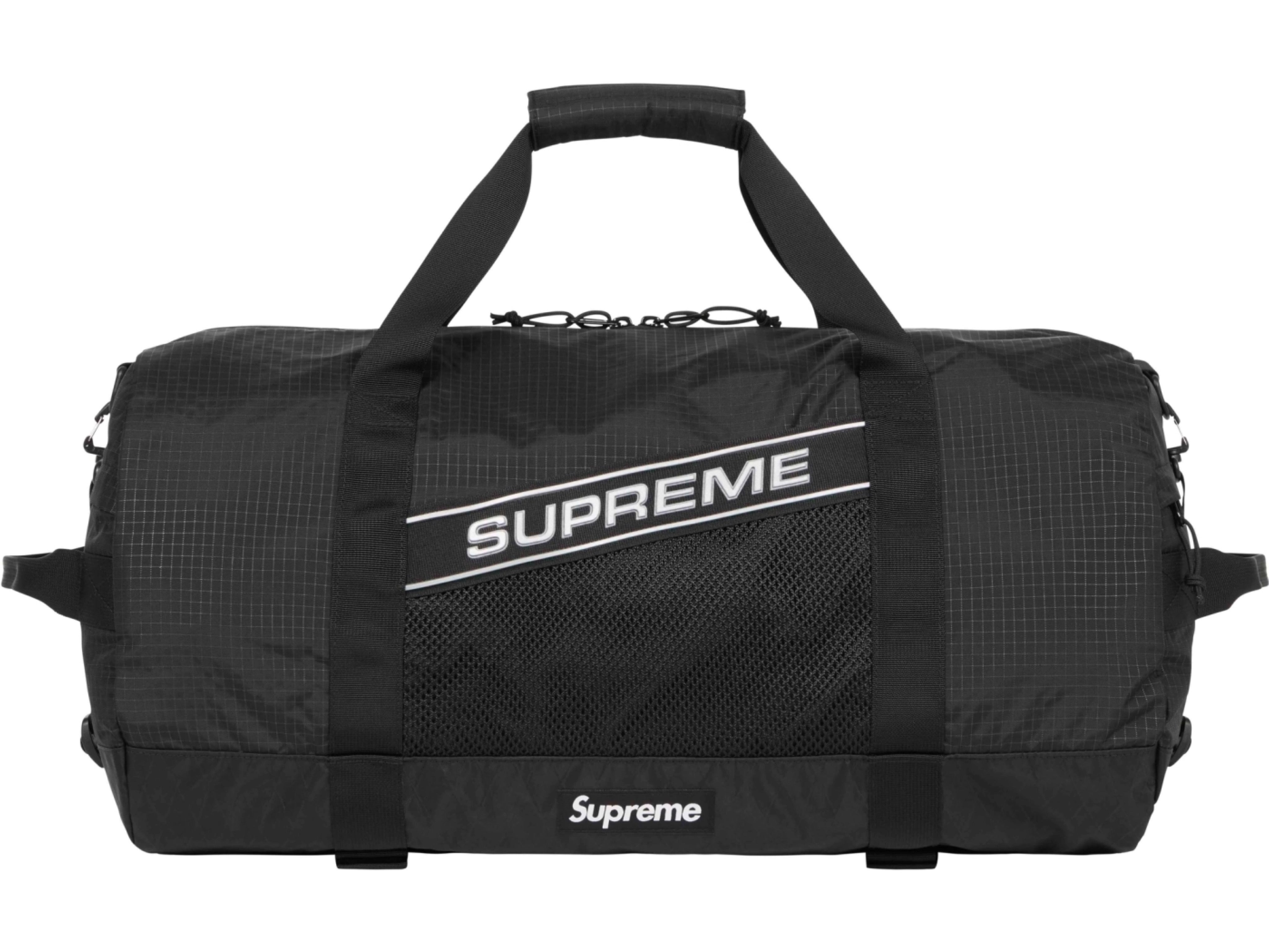 希少　新品　18ss Supreme Large Duffle Bag Supreme Large Duffle Bag SS18 Black Large Cordura Bag BRAND