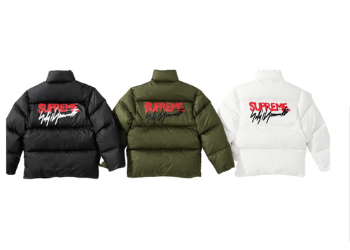 SUPREME YOHJI YAMAMOTO DOWN JACKET (2020FW)