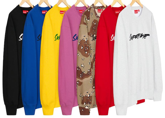 SUPREME FUTURA LOGO CREWNECK (2020FW)