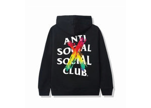 ANTI SOCIAL SOCIAL CLUB "MEMBERS ONLY" RAINBOW CANCELLED HOODIE