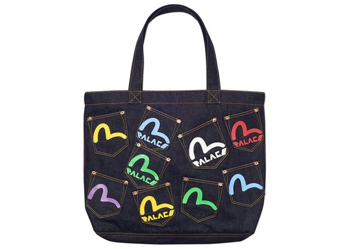 PALACE EVISU MULTI POCKET & BIG POCKET DENIM BAG (2020 SPRING)