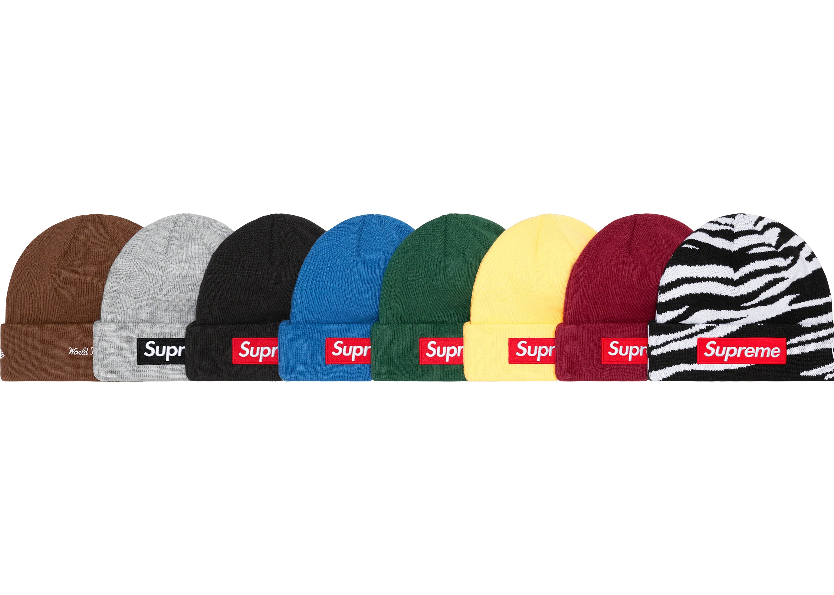 Supreme beanie shop small logo