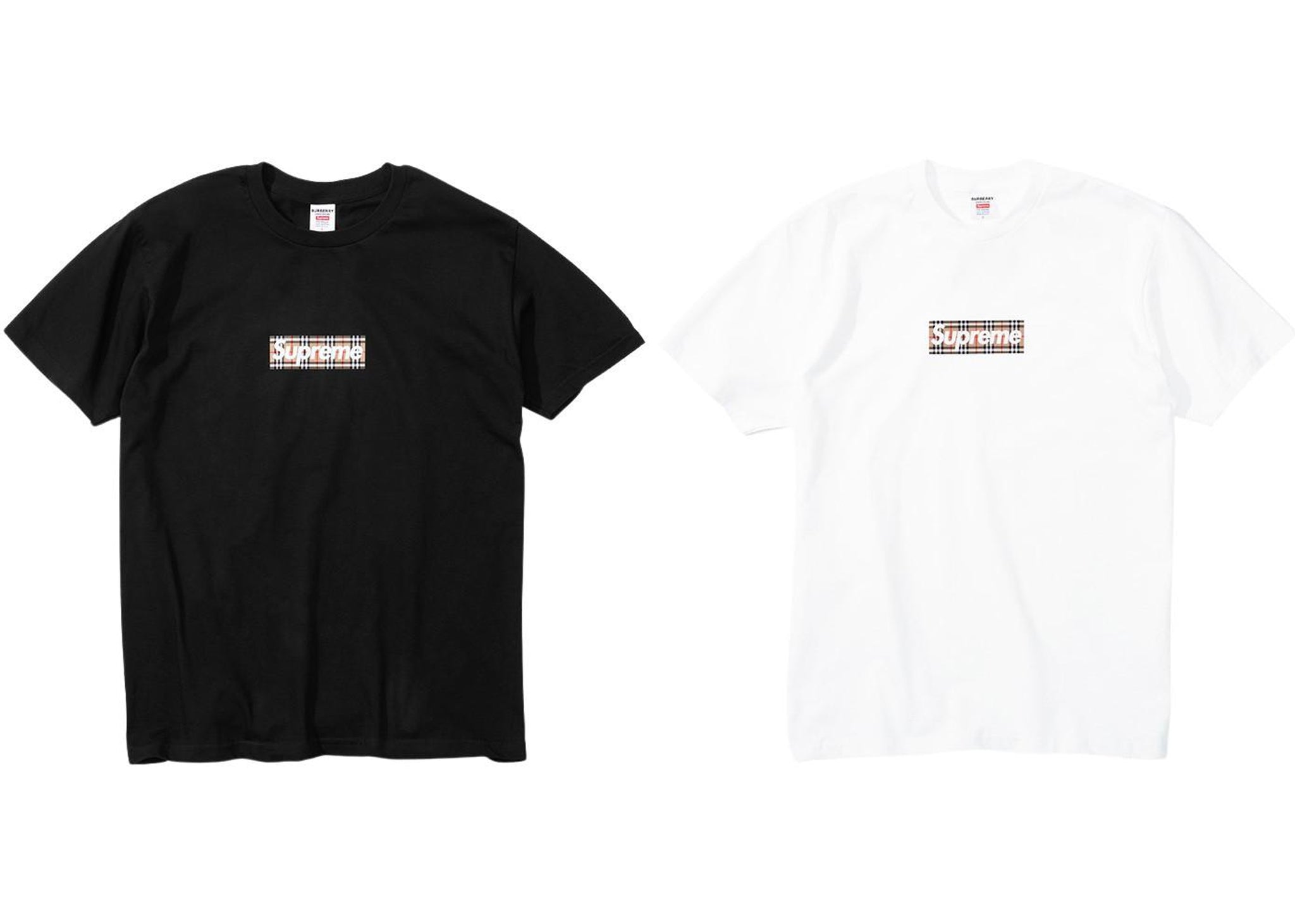 SUPREME BURBERRY BOX LOGO TEE (2022SS) – UNIQUE HYPE HK