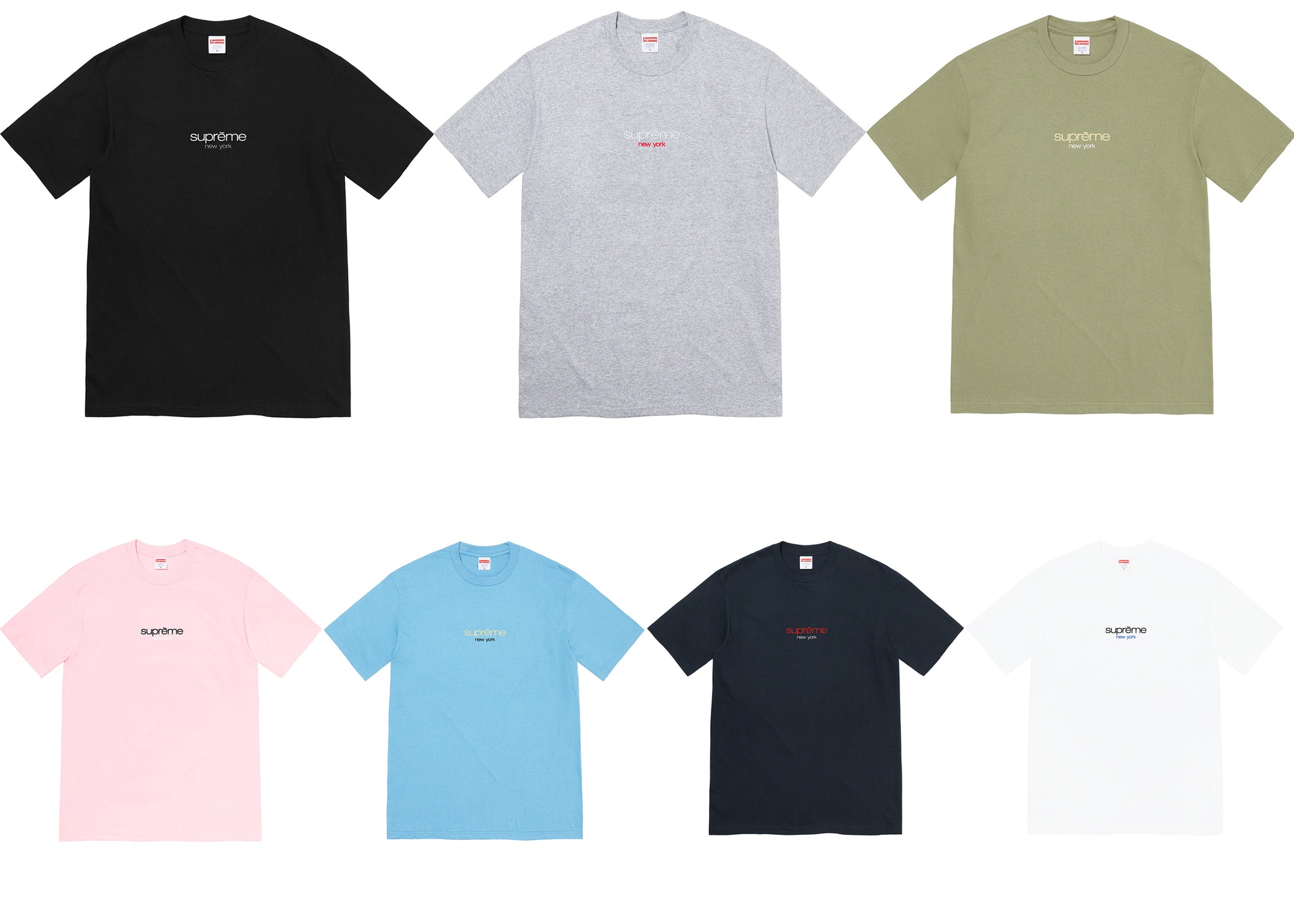 All supreme box logo t shirts best sale