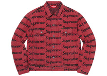 Load image into Gallery viewer, SUPREME FRAYED LOGOS DENIM TRUCKER JACKET (2021SS)