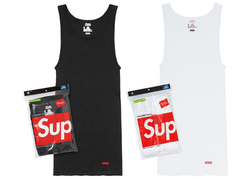 SUPREME HANES TAGLESS TANK (2021SS)