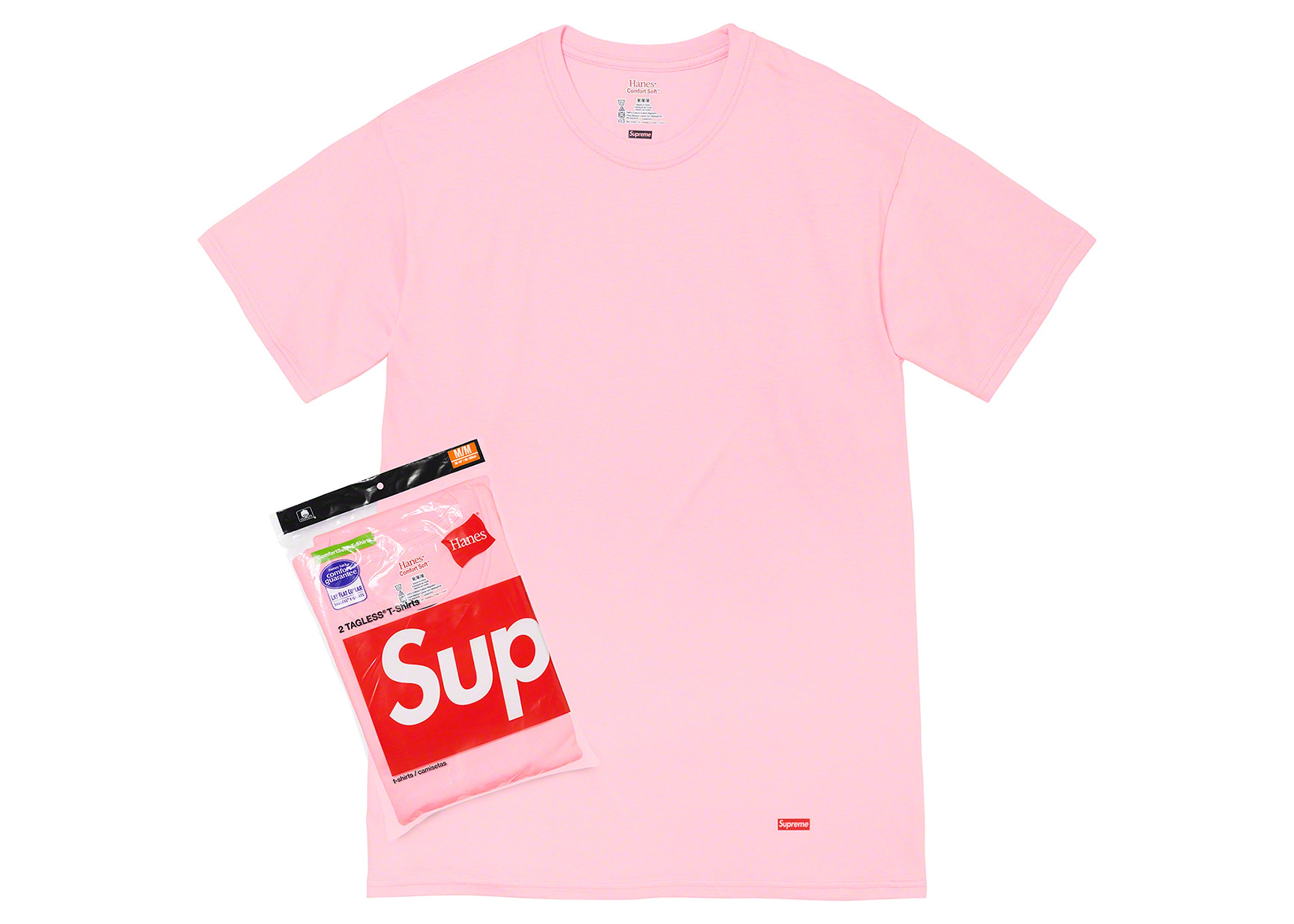 Supreme hanes shop tee price