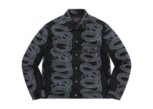 Load image into Gallery viewer, SUPREME HYSTERIC GLAMOUR SNAKE DENIM TRUCKER JACKET (2021SS)