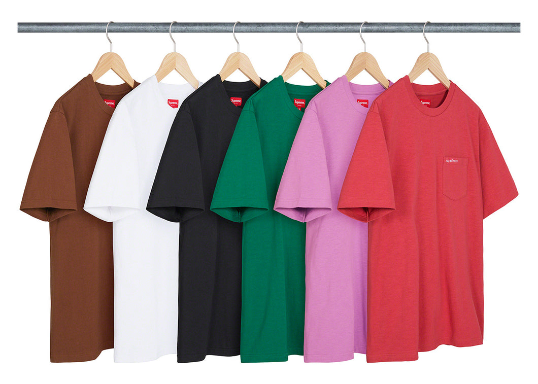 SUPREME S/S POCKET TEE (2021FW)