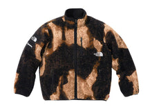 Load image into Gallery viewer, SUPREME TNF BLEACHED FLEECE JACKET (2021FW)