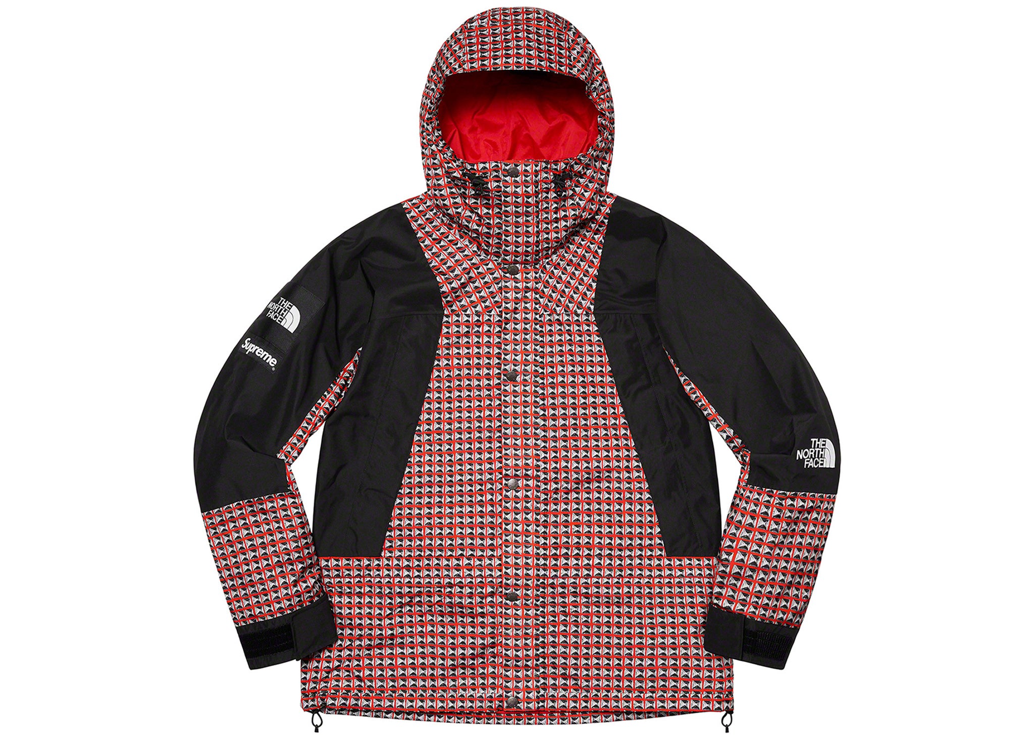 Supreme x The North Face Studded Nuptse Jacket Red Size Small