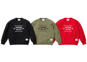 SUPREME WTAPS CREWNECK (2021FW)