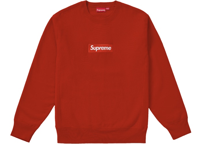 Supreme fw18 clearance crewneck box logo