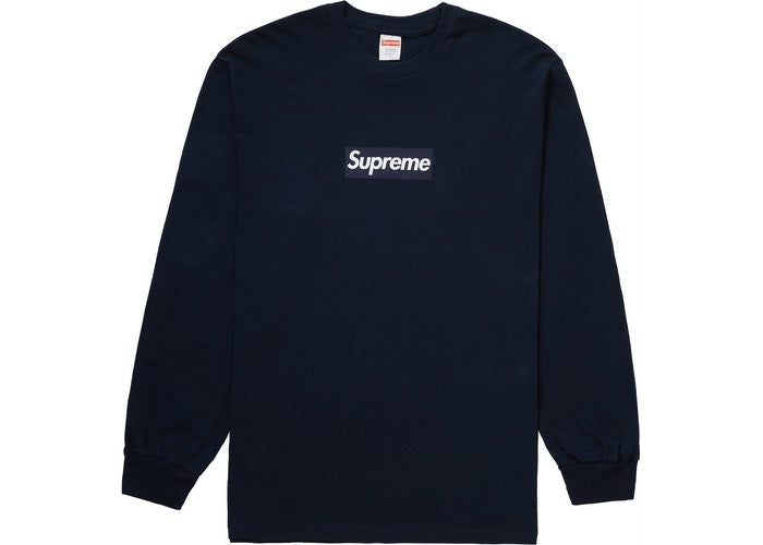 先行 20AW Week7 Supreme Box Logo L/S Tee S~XL Supreme Box Logo Long Sleeve T-Shirt (Week 7 FW20) - HONEST