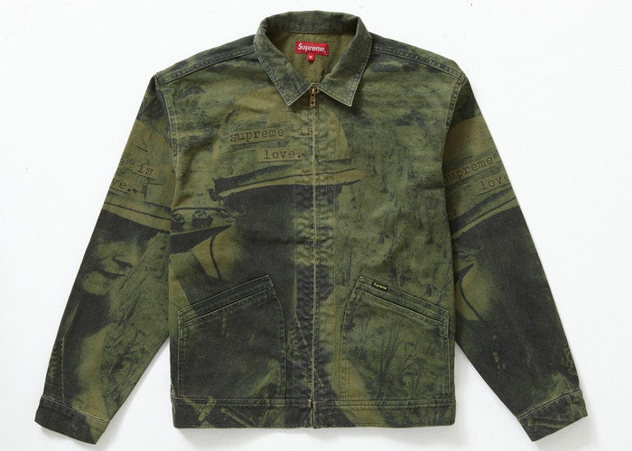 SUPREME SUPREME IS LOVE DENIM WORK JACKET