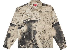 SUPREME SUPREME IS LOVE DENIM WORK JACKET