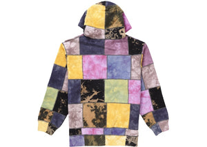 SUPREME PATCHWORK TIE DYE HOODIE