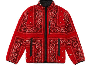 SUPREME REVERSIBLE BANDANA FLEECE JACKET