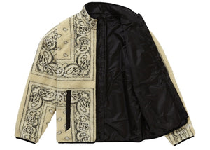 SUPREME REVERSIBLE BANDANA FLEECE JACKET