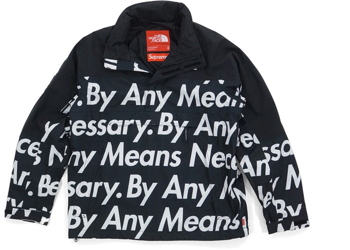 SUPREME BY ANY MEANS TNF PULLOVER