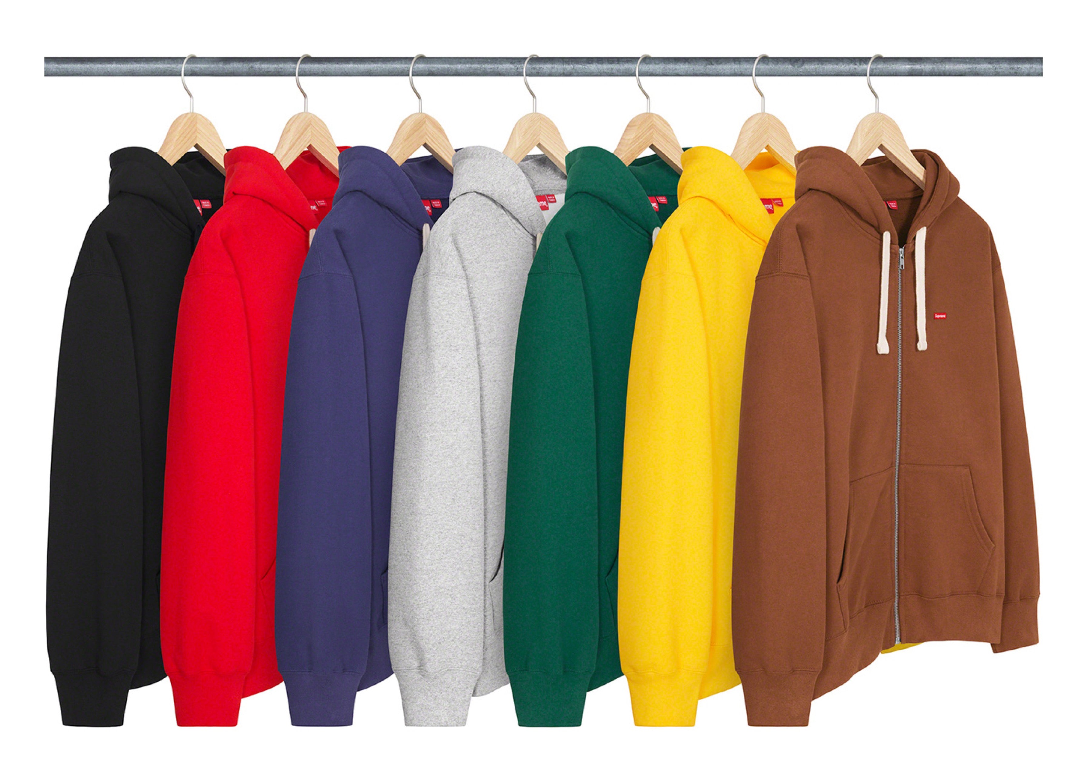 SUPREME SMALL BOX DRAWCORD ZIP UP HOODED SWEATSHIRT (2022FW 