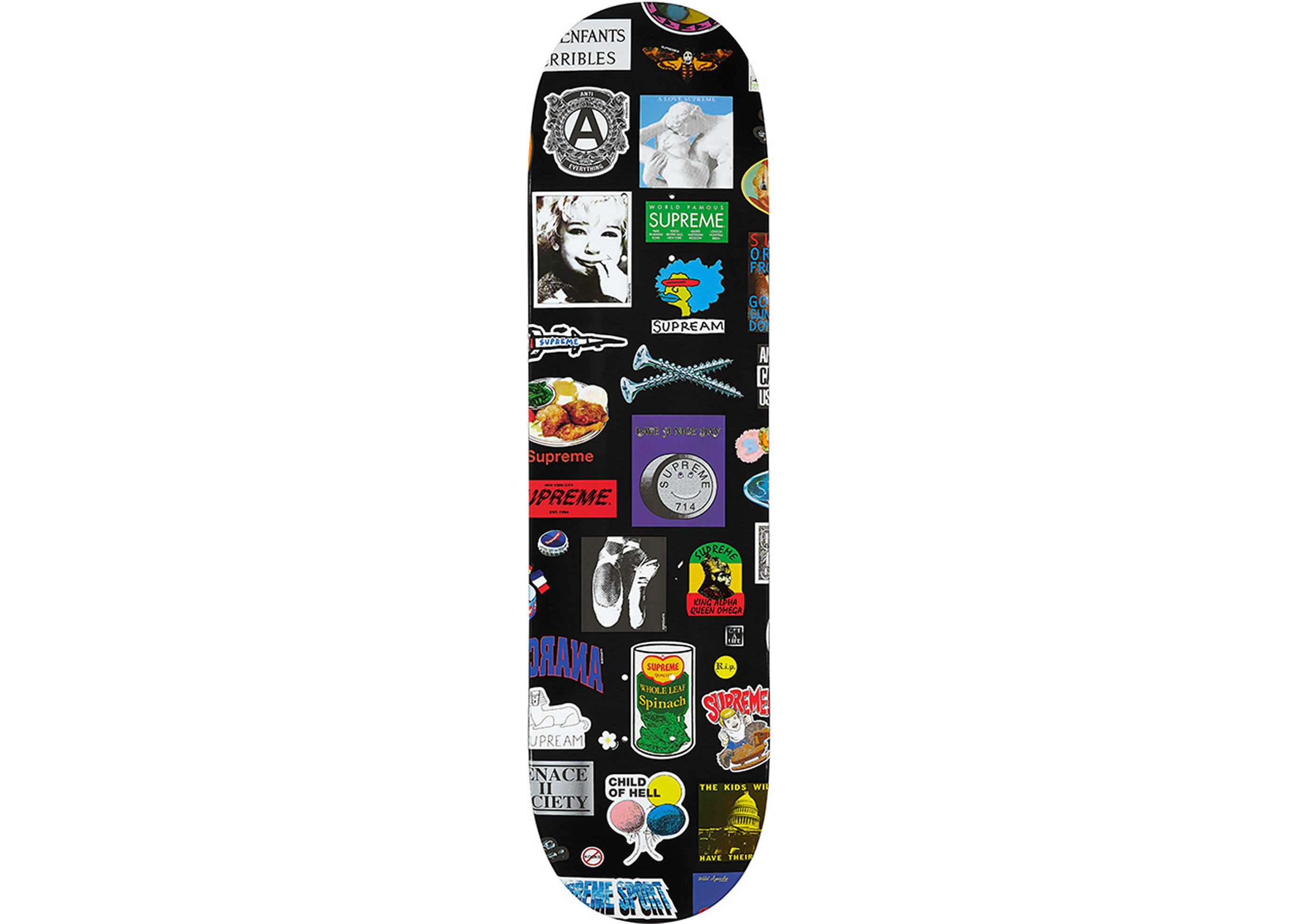 Supreme Stickers Skateboard (SS21) - $52
